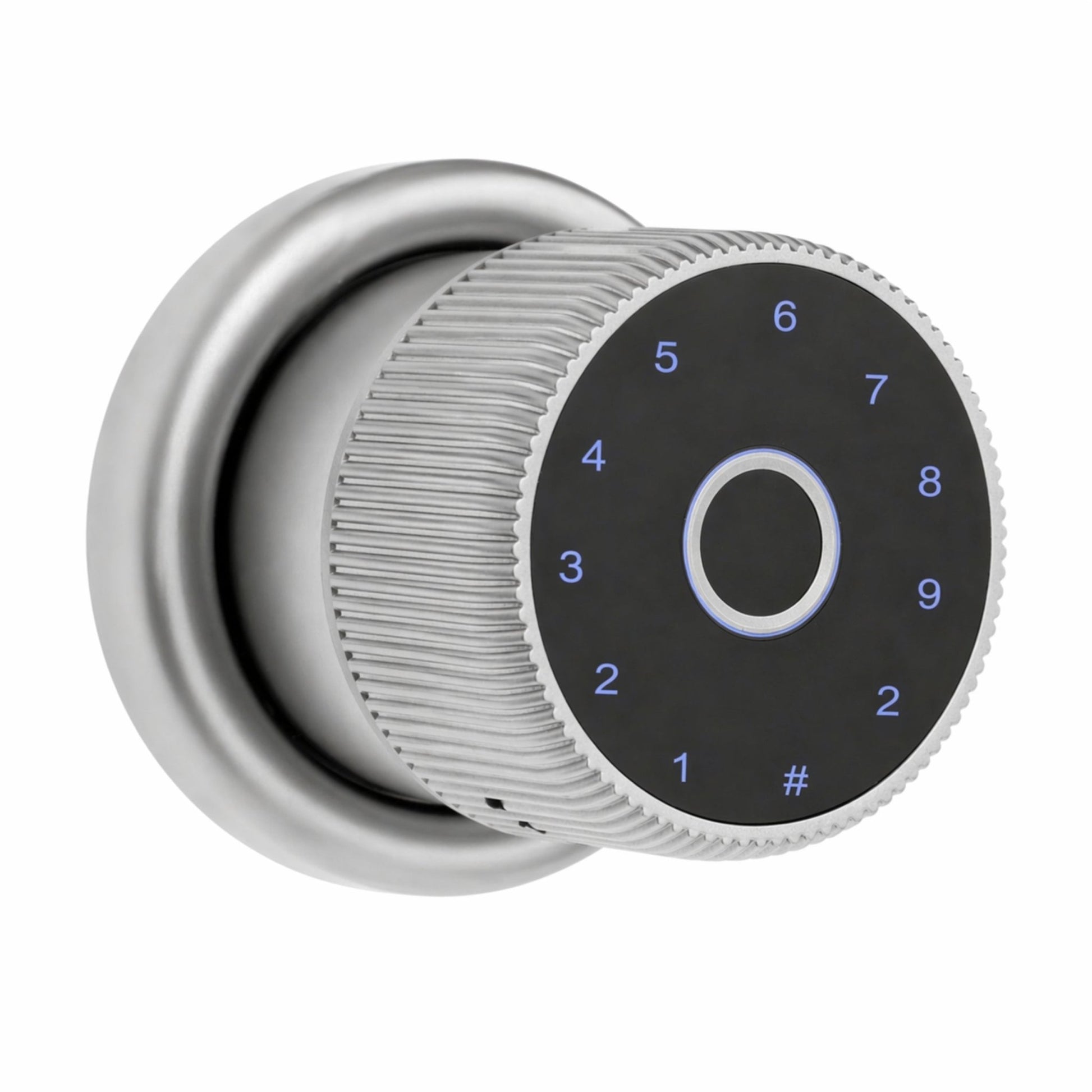 Smart Door Knob Lock Silver