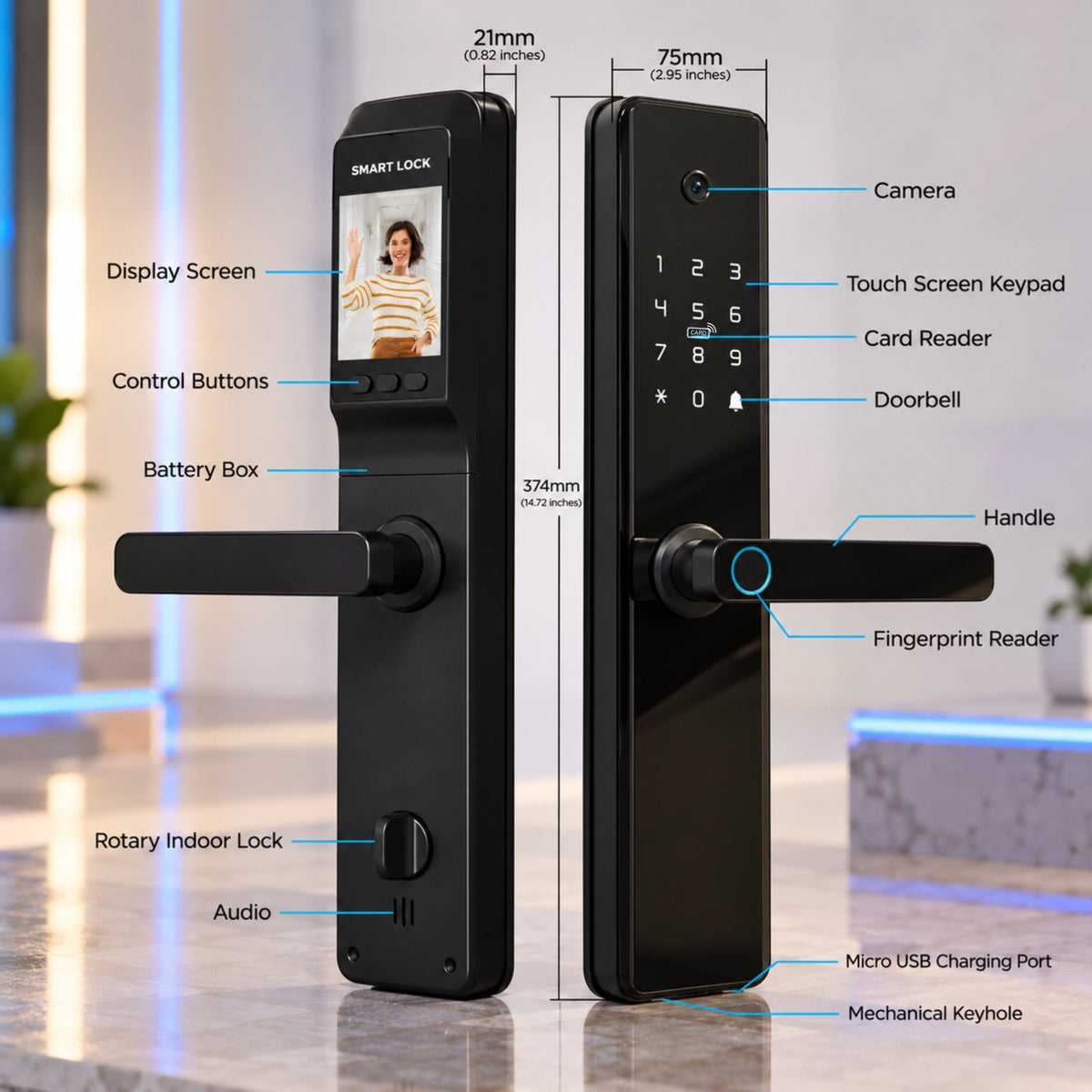 smart door lock camera 4
