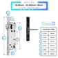Smart Door Lock Sleek - Black - 45-85mm (22x240mm)