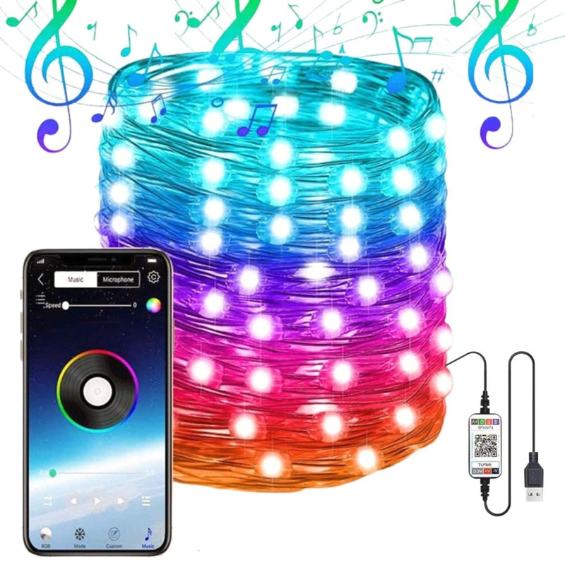 Smart LED String Lights - 5M 50LED - -